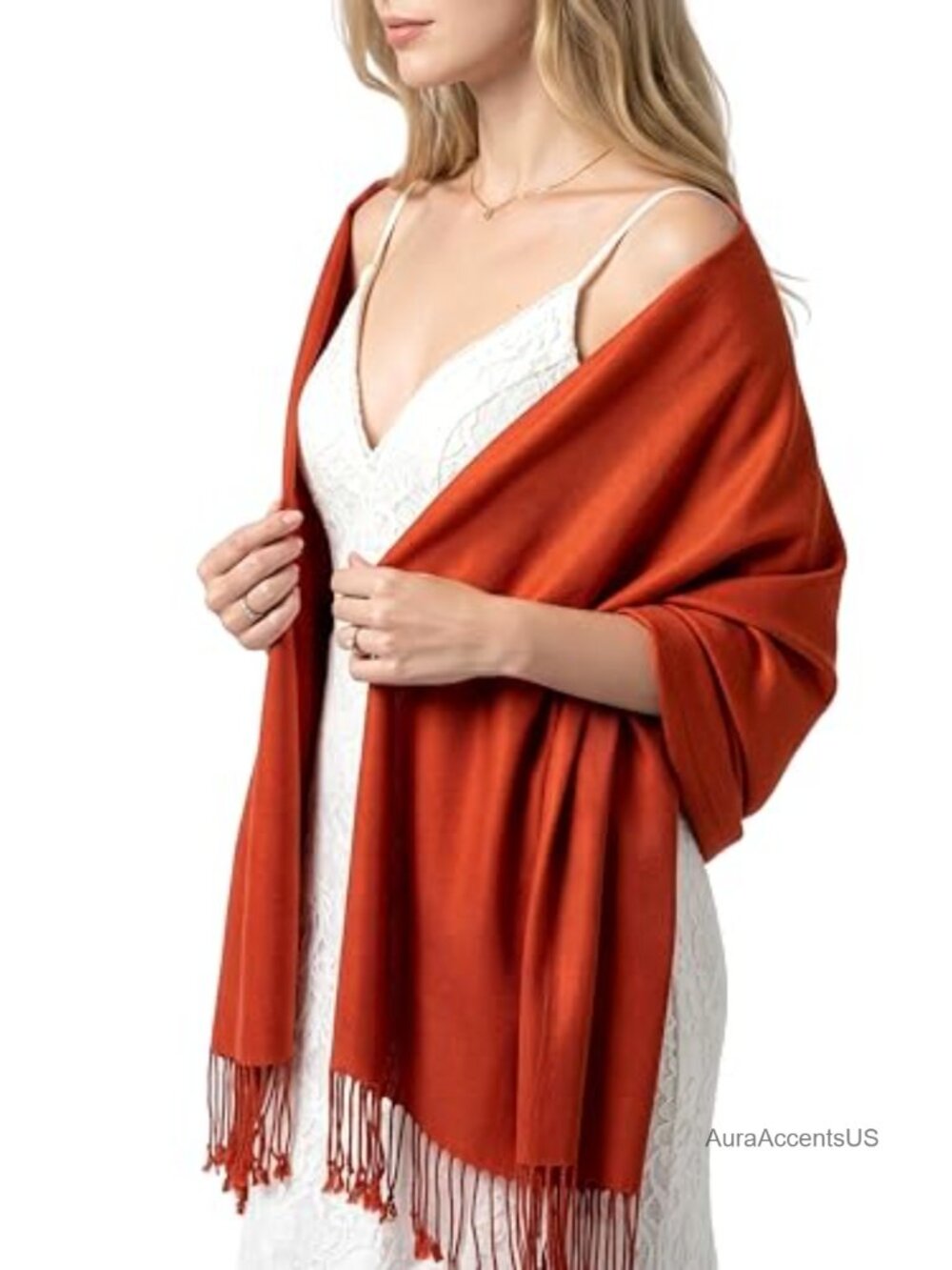 Soft Silky Lightweight Pashmina Scarf Shawl Wrap